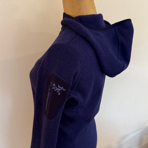 Arc'teryx sz XS Covert Hoodie fleece polar tech Deep Blue Ski Jacket - Picture 5 of 13